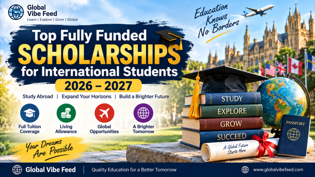 Top Fully Funded Scholarships for International Students 2026–2027